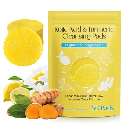 LUMINEUX™ Kojic Acid & Turmeric Cleansing Pads | Natural Glow Solution